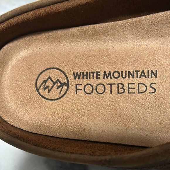 White mountain bueno brown leather Slip-On Shoes Sz 11 unisex NEW no box main image 9